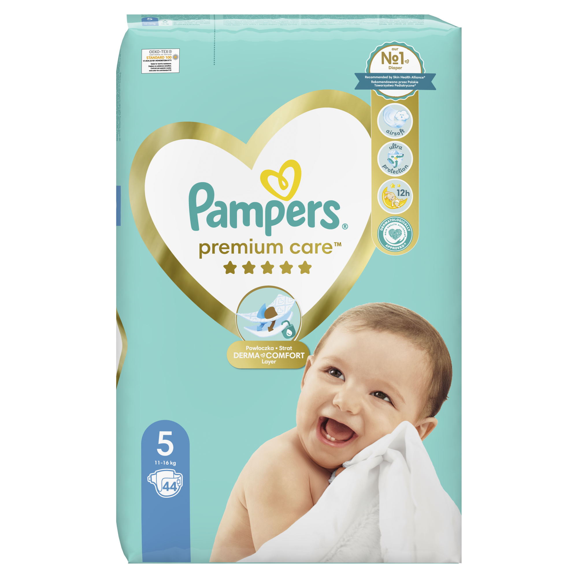 teczki pampers czteropak