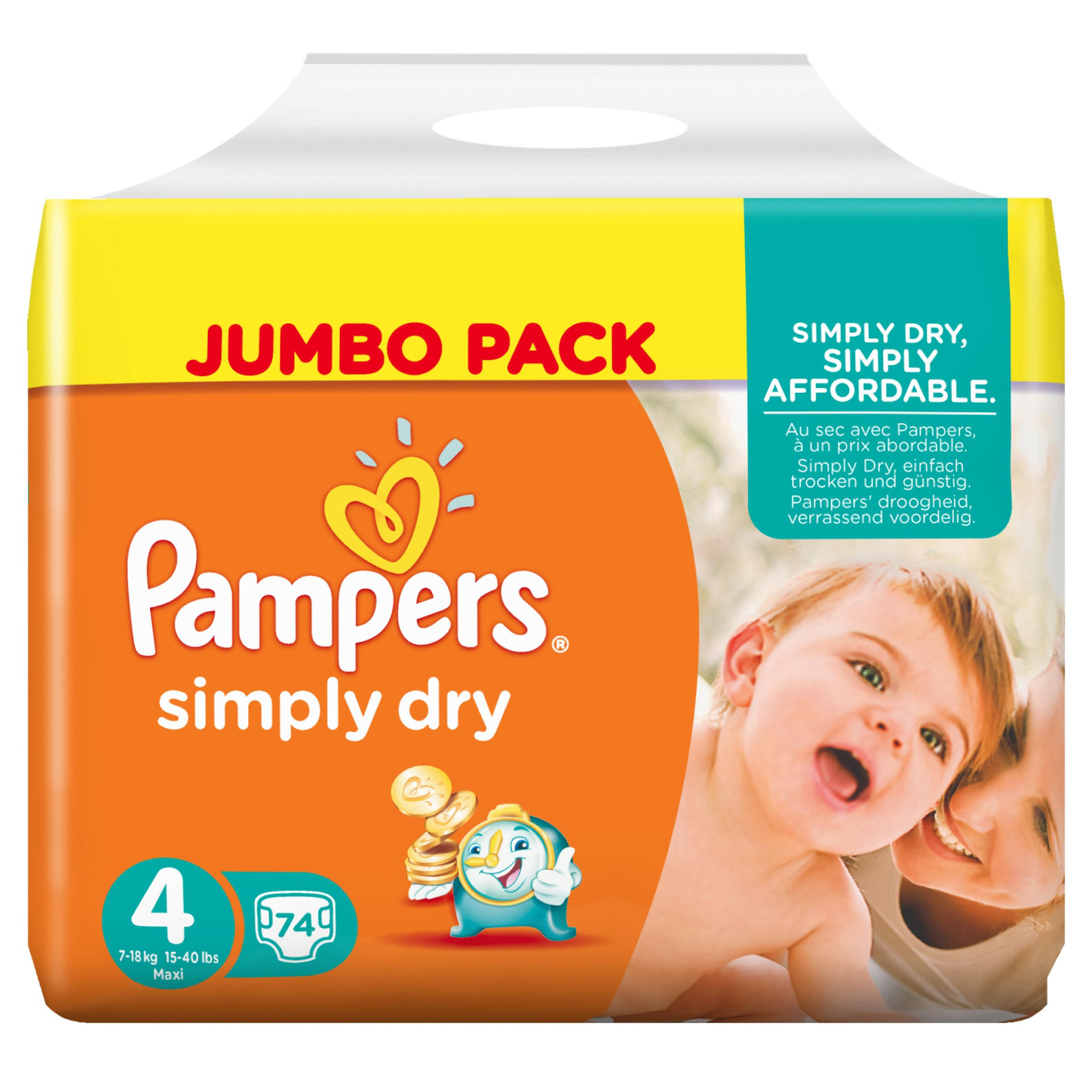 pieluszki jenorazowe pampers pure