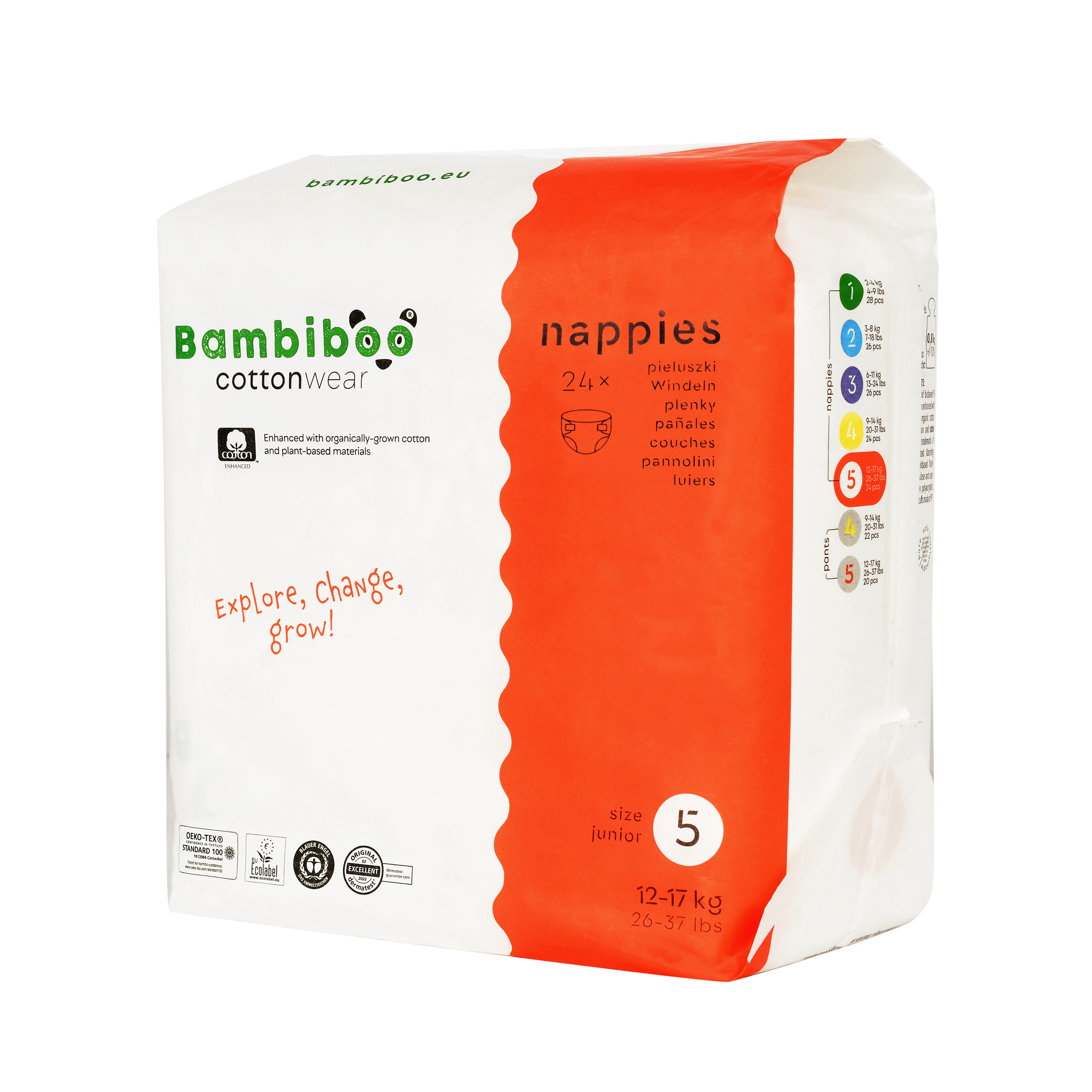 pampers pants dla leżącego dziecka