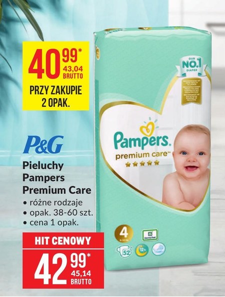 pampers premium care rozmiar 1 2-5kg 22sztuki nowe