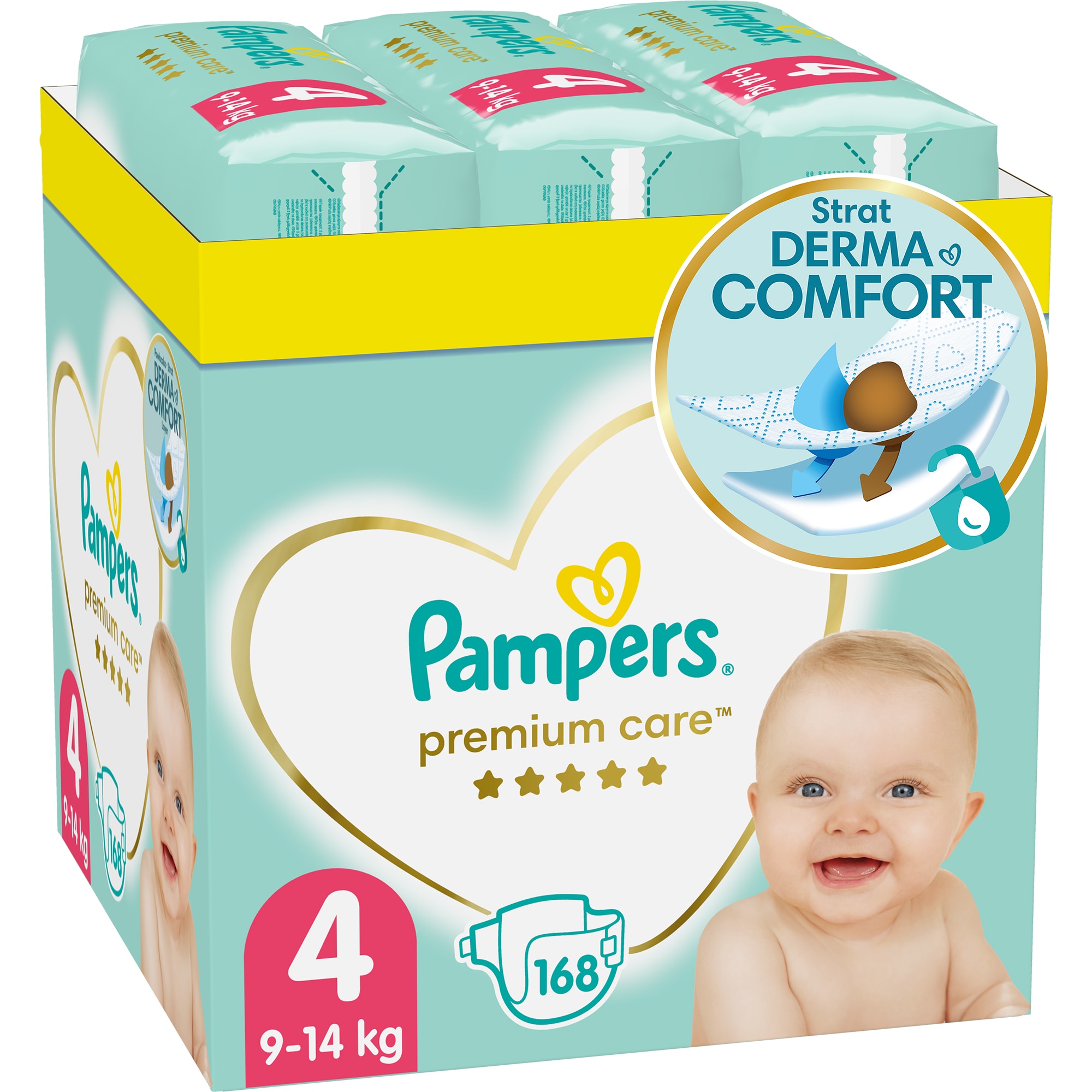 pampers 4 pieluchy 174 sztuki