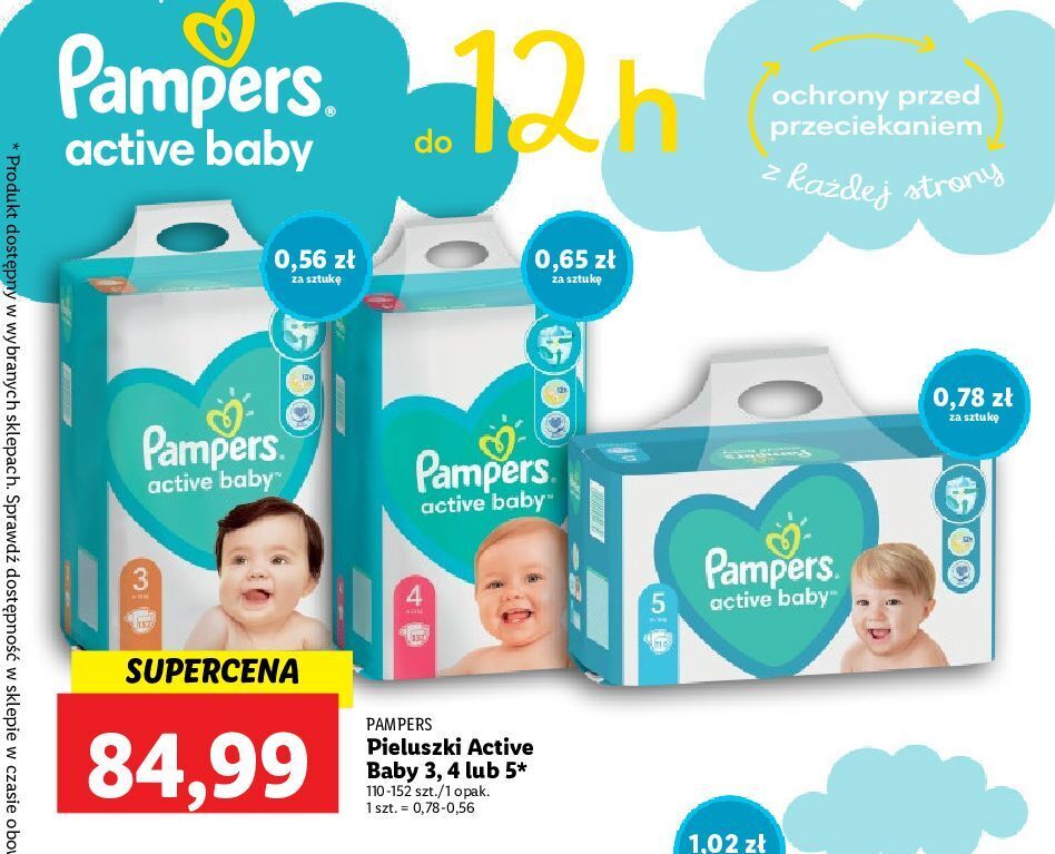 pieluchy pampers we wloszech