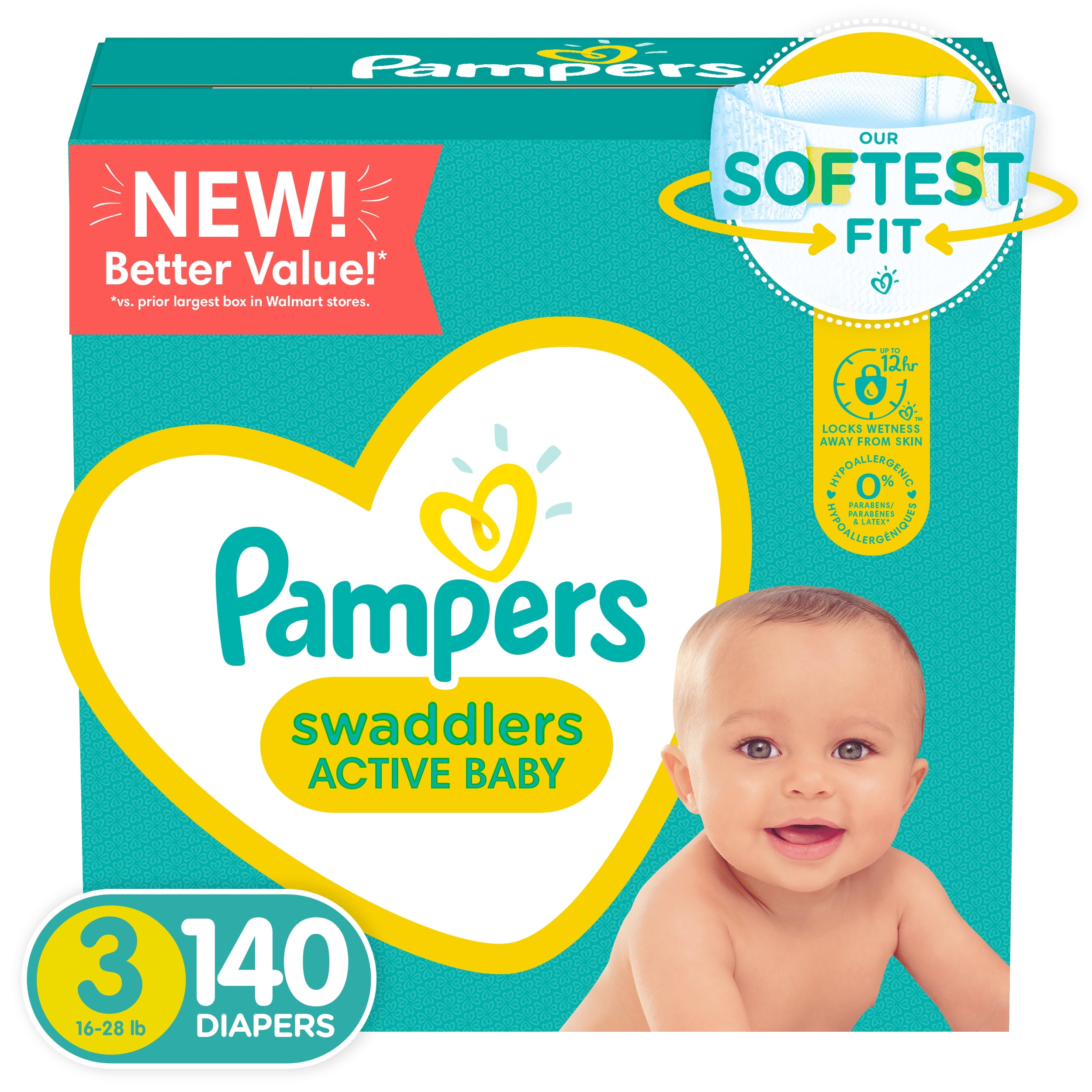 pampers pieluchy 3 60 sztuk