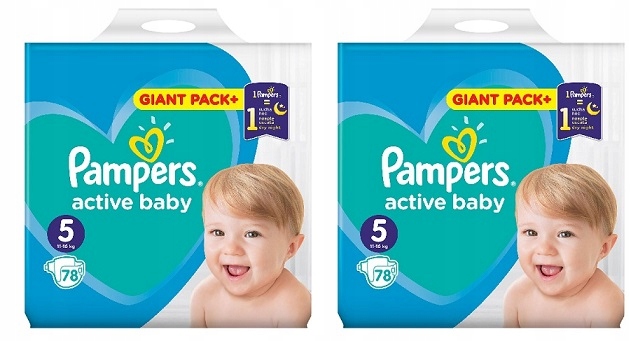 pampers active baby 5 64 szt