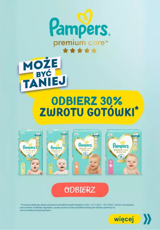 pieluchy pampers care 1