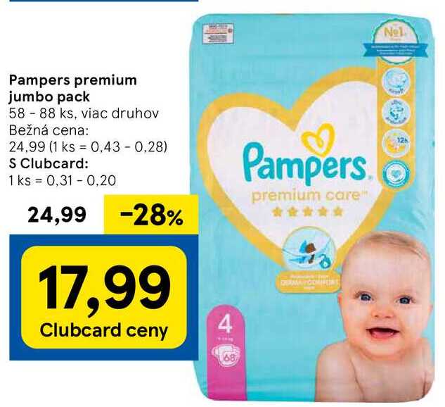 pampersy pampers 1 cena