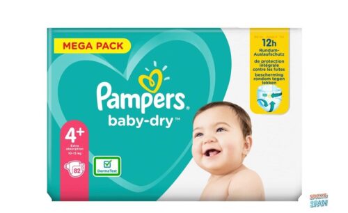 zalany pampers