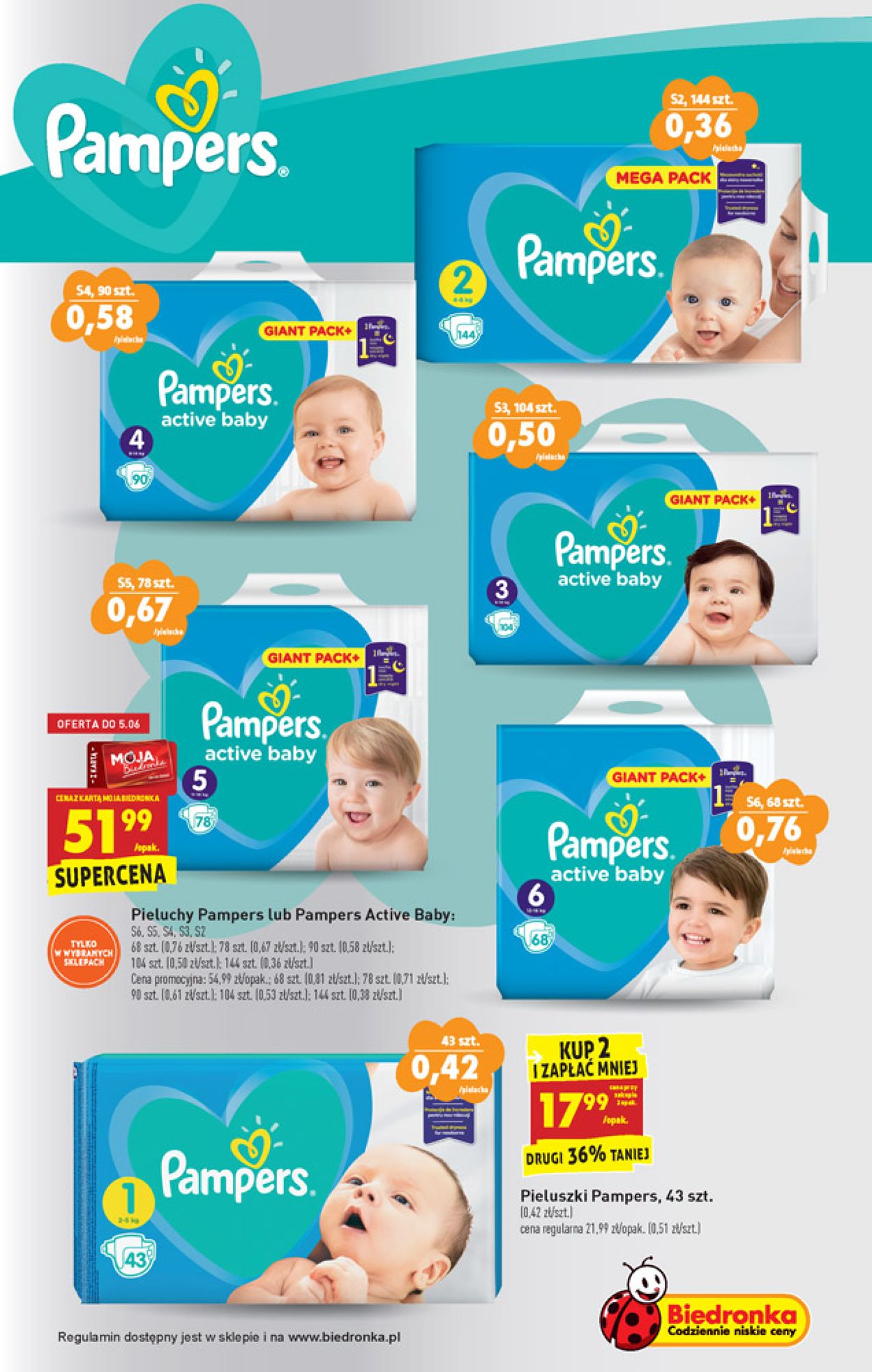 rossmann pieluchy pampers 2