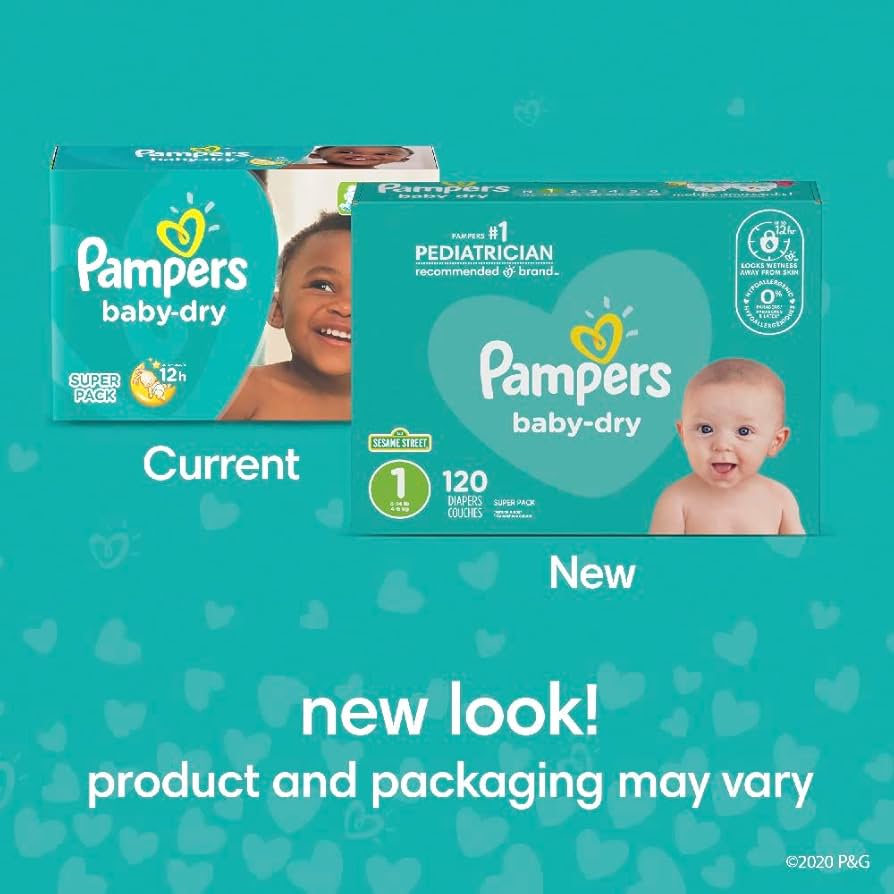 pampers guziki klipsy