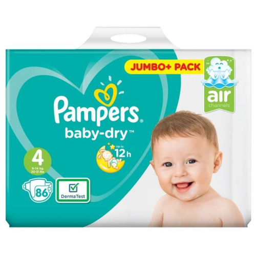 pieluchomajtki pampers 4 tesco