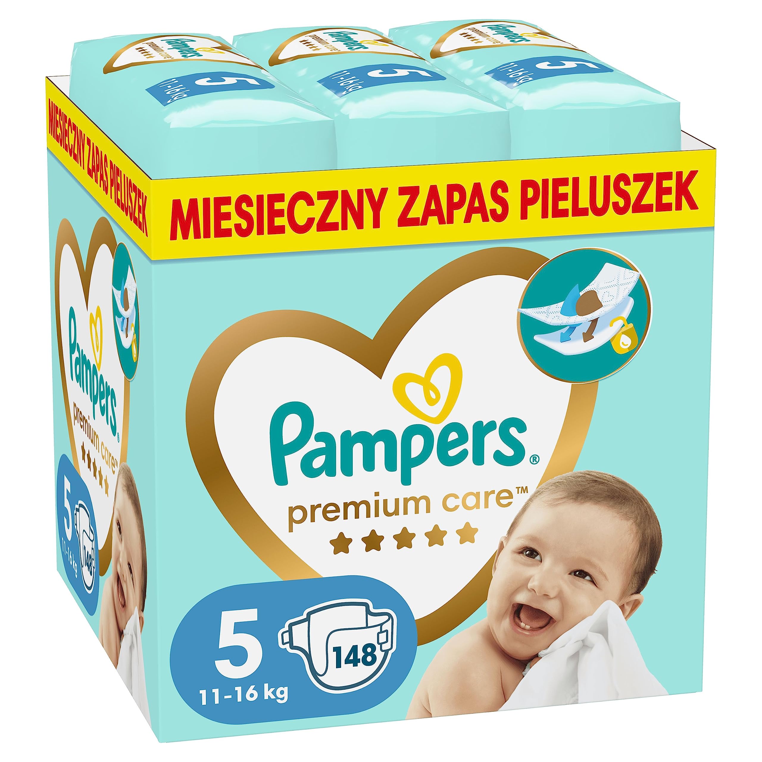 pampers 4+ 152szt empik