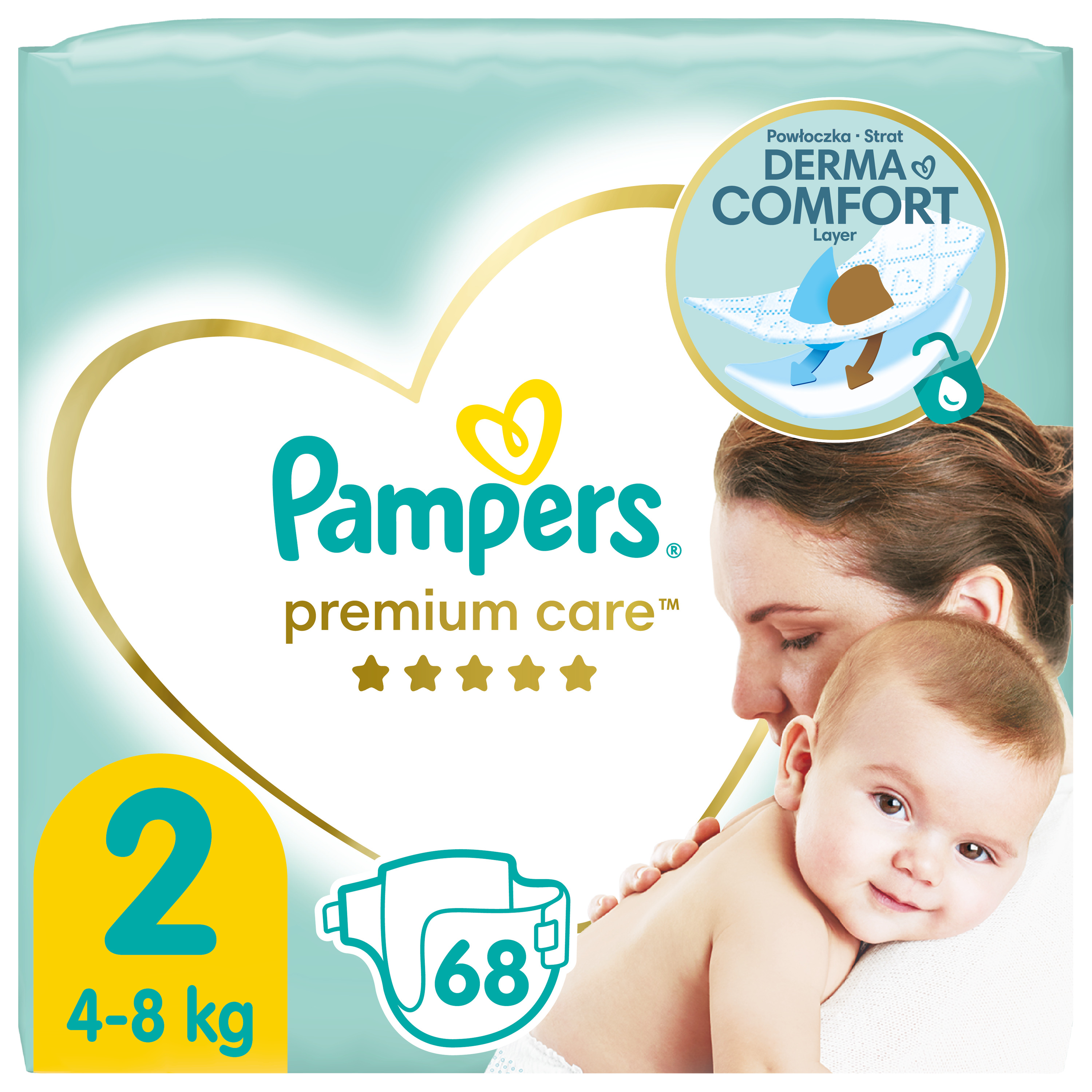 pampers care rozmiar 0