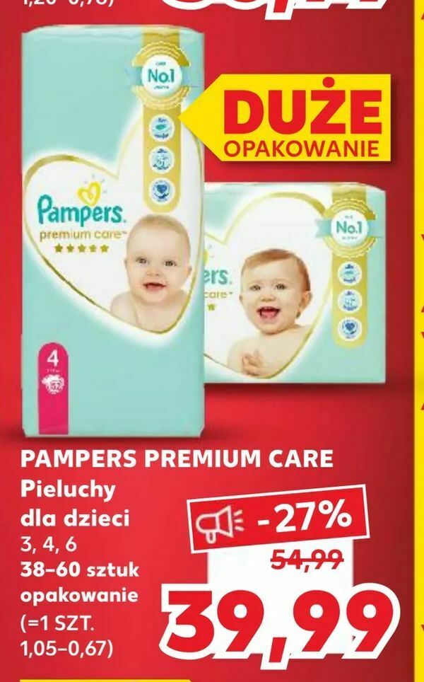 pieluchy pampers rozmiar 4