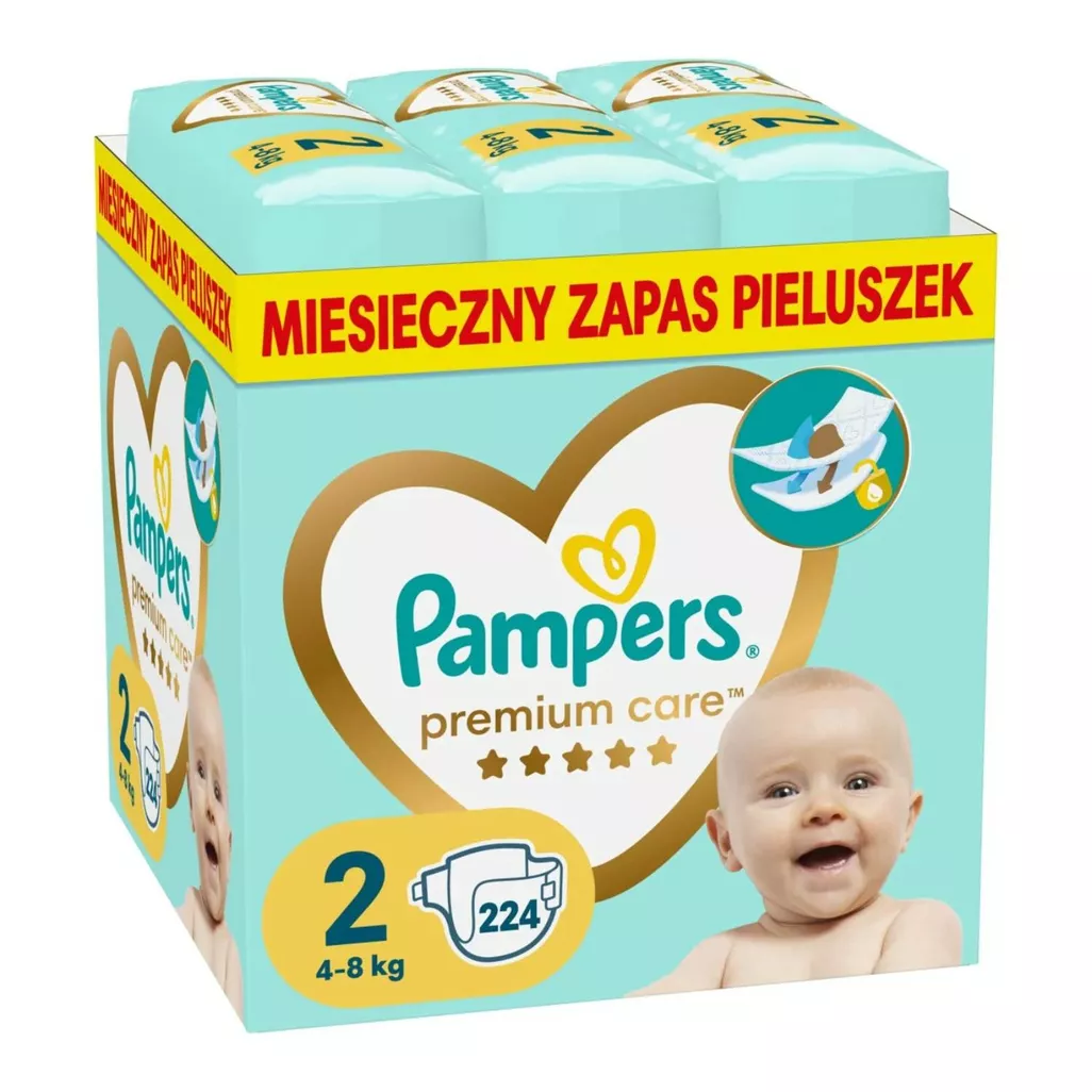 pasek z tylu pieluchomajtki pampers