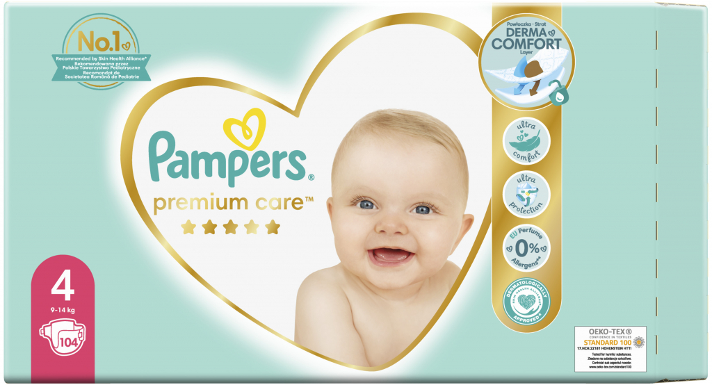 pieluchy pampers baby dry 2 144 sztuk