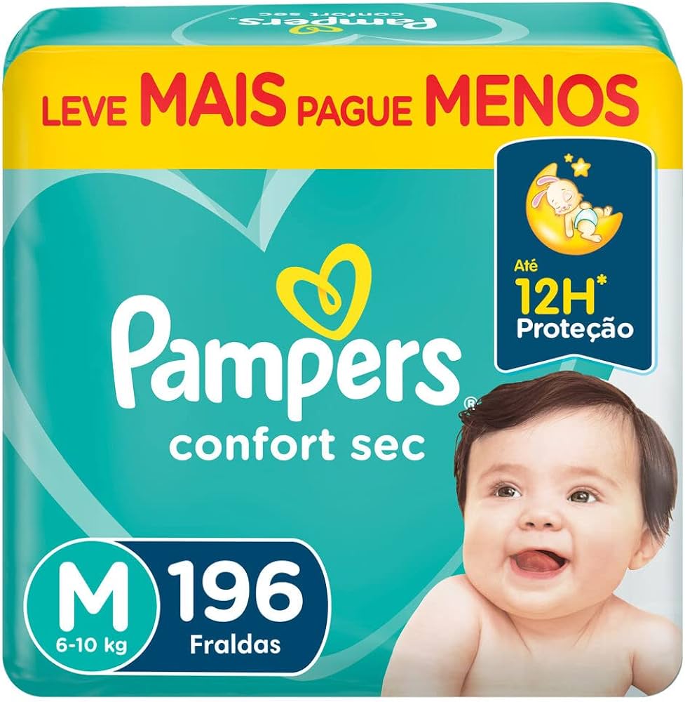 pampers 3 204 sztuk