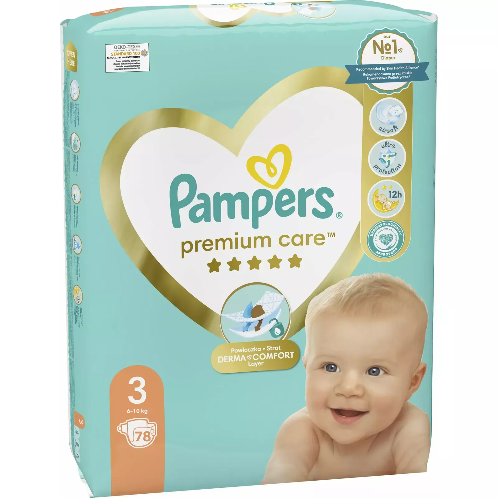 pieluchy pampers premium midi 204