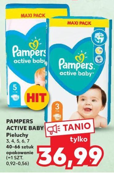 pampers pieluchy active baby 4 maxi 174 sztuki