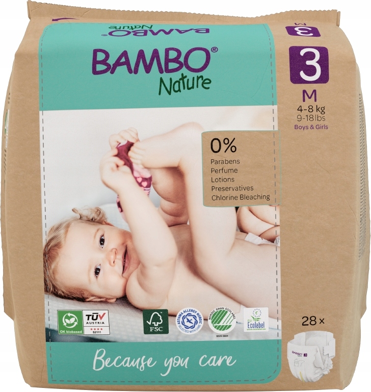 pieluchy bambo nature allegro