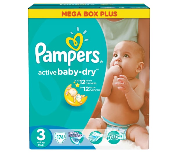 cena pampers active baby-dry 4