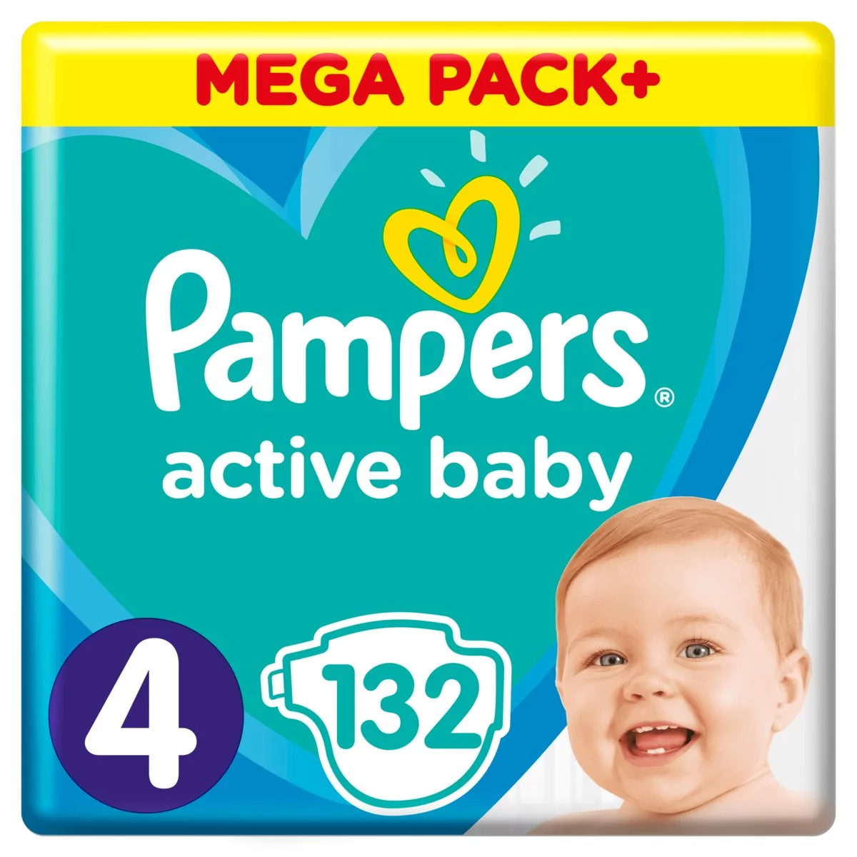 pieluchy pampers active baby 6 mb plus extra large 124