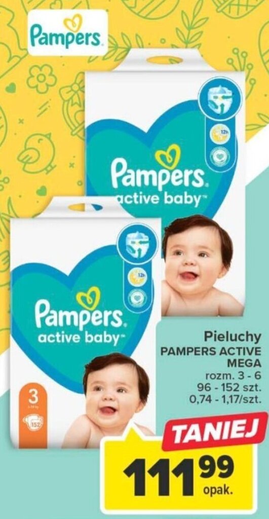 pampers gdzie przód