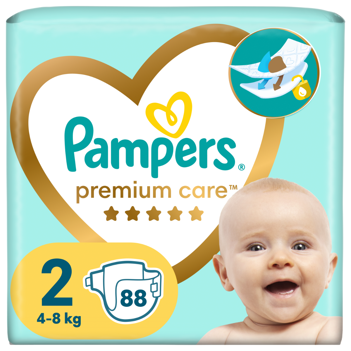 pampers fresh clean chusteczki dla niemowląt 6 x 64 sztuki