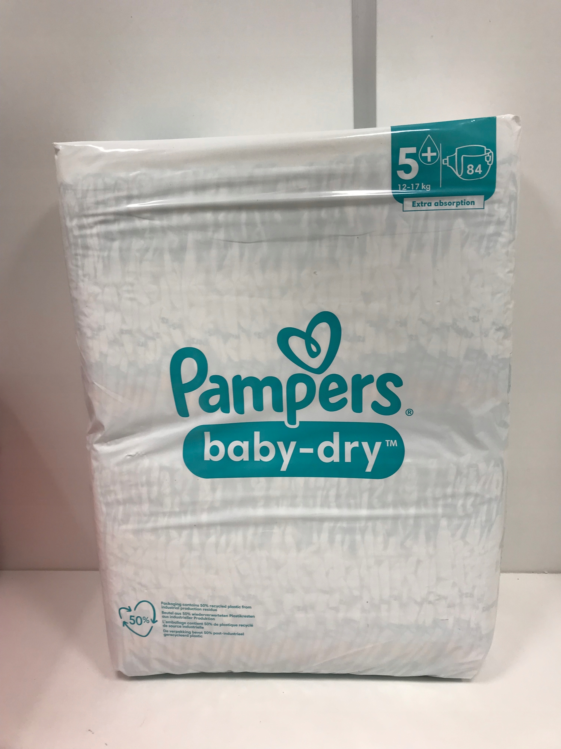 za duży pampers