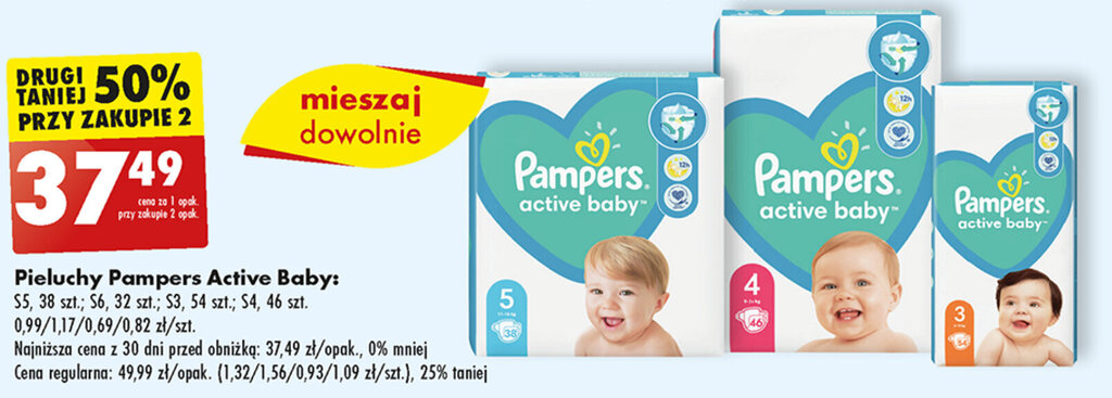 pampers premium care 4 bez paska